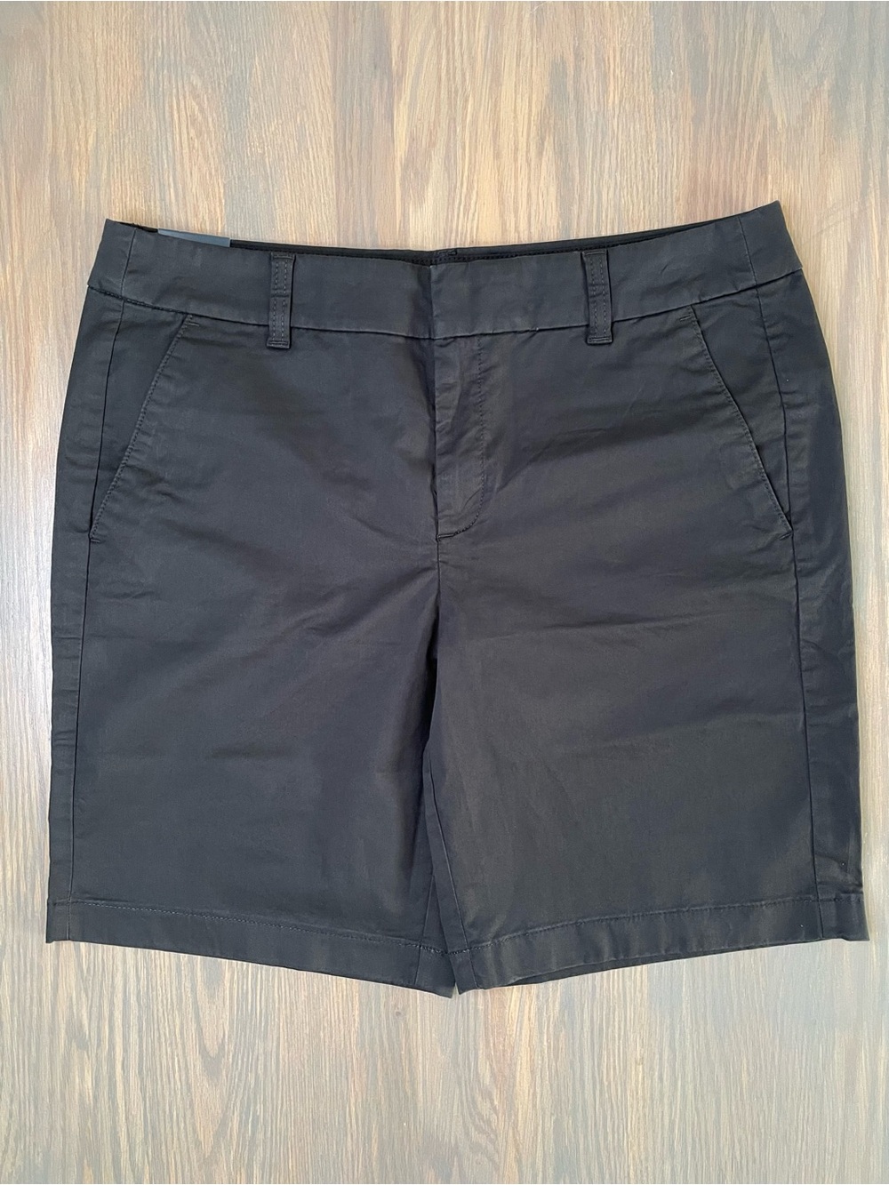 NWT J. Crew Factory Black Bermuda Shorts - Picture 4 of 8